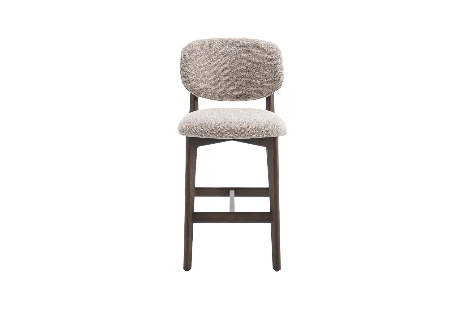 Chaise de bar KAYA Chêne fumé et Sable – chêne massif | TIKAYLA