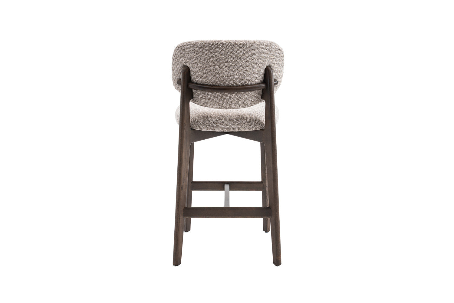 Chaise de bar KAYA Chêne fumé et Sable – chêne massif | TIKAYLA