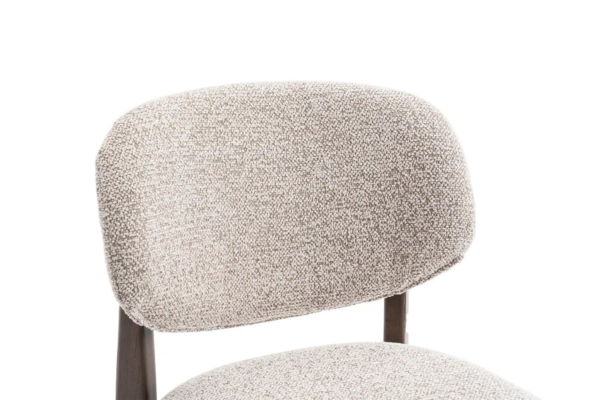 Chaise de bar KAYA Chêne fumé et Sable – chêne massif | TIKAYLA