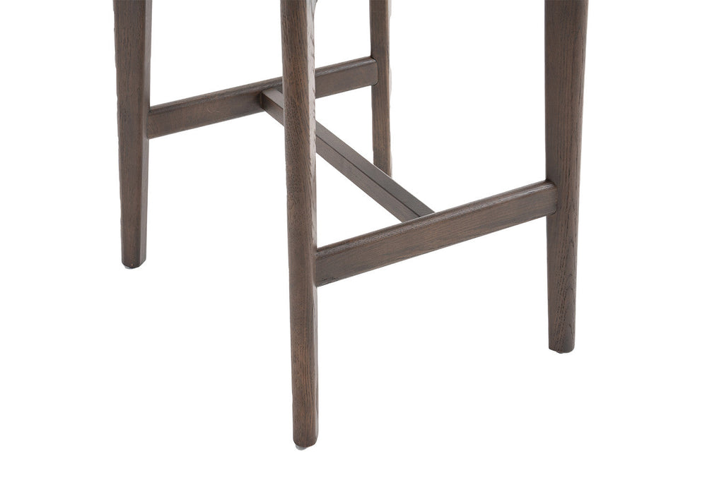 Chaise de bar KAYA Chêne fumé et Sable – chêne massif | TIKAYLA