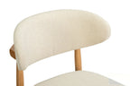 Chaise de bar KAYLA beige frêne naturel – 50 x 56 cm | TIKAYLA
