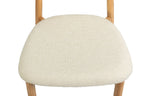 Chaise de bar KAYLA beige frêne naturel – 50 x 56 cm | TIKAYLA