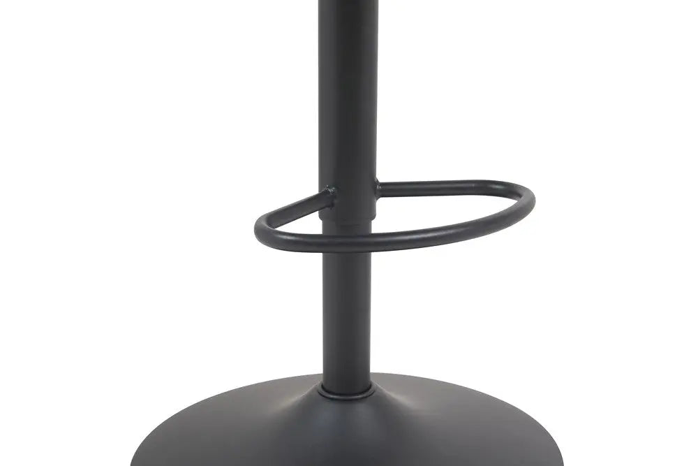 Chaise de bar pivotante SABA en tissu rouille – 50 x 60 cm | TIKAYLA