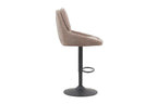 Chaise de bar pivotante SABA en tissu sable – 50 x 60 cm | TIKAYLA
