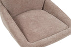 Chaise de bar pivotante SABA en tissu sable – 50 x 60 cm | TIKAYLA