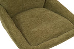 Chaise de bar pivotante SABA en tissu vert – 50 x 60 cm | TIKAYLA