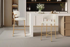 Chaise de bar COYA Naturel et Beige – 51 x 50 cm | TIKAYLA