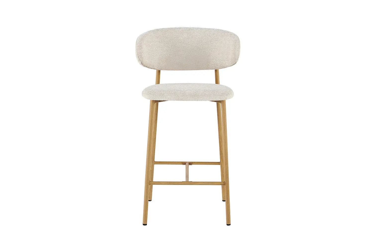 Chaise de bar COYA Naturel et Beige – 51 x 50 cm | TIKAYLA