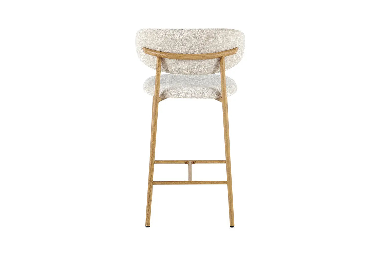 Chaise de bar COYA Naturel et Beige – 51 x 50 cm | TIKAYLA