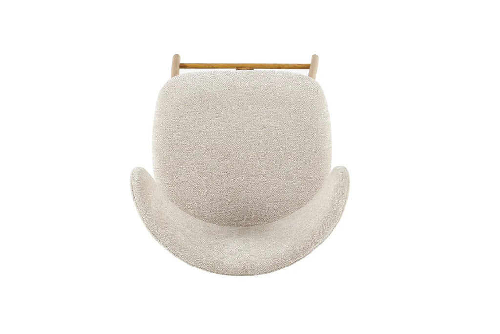 Chaise de bar COYA Naturel et Beige – 51 x 50 cm | TIKAYLA