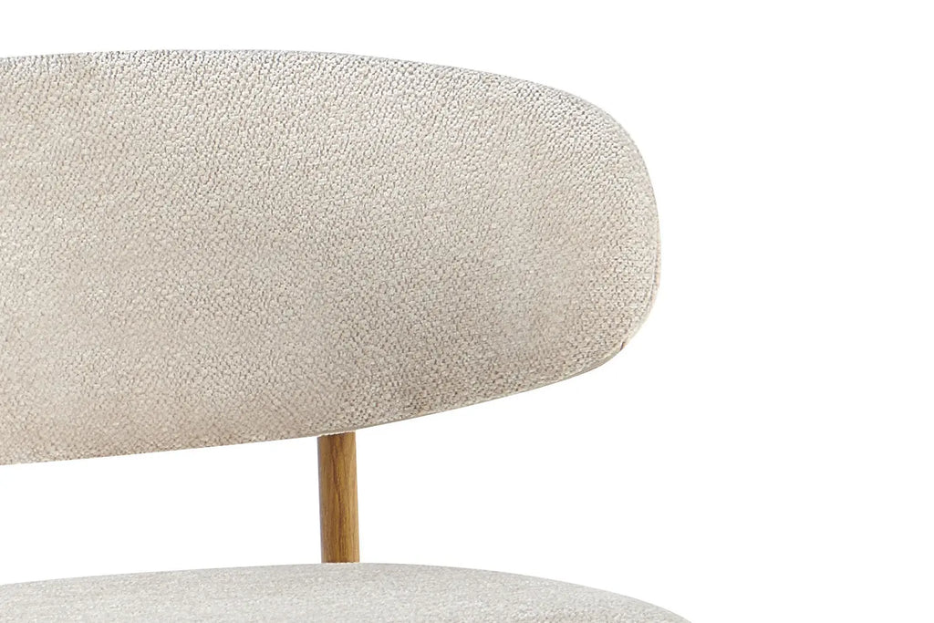 Chaise de bar COYA Naturel et Beige – 51 x 50 cm | TIKAYLA