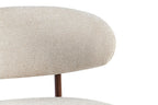 Chaise de bar COYA Noyer et Beige – 51 x 50 cm | TIKAYLA