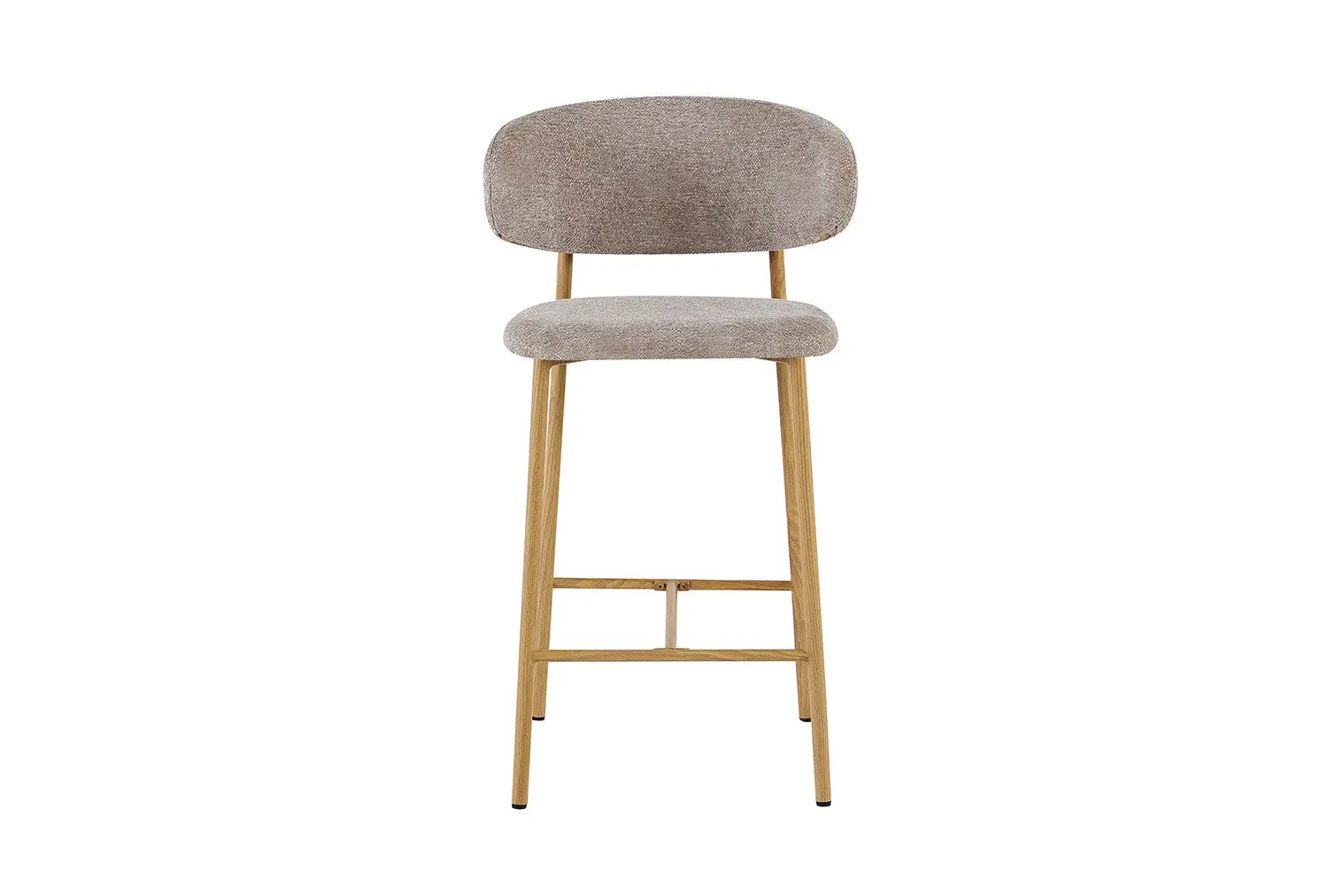 Chaise de bar COYA Naturel et Sable – 51 x 50 cm | TIKAYLA
