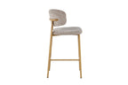 Chaise de bar COYA Naturel et Sable – 51 x 50 cm | TIKAYLA
