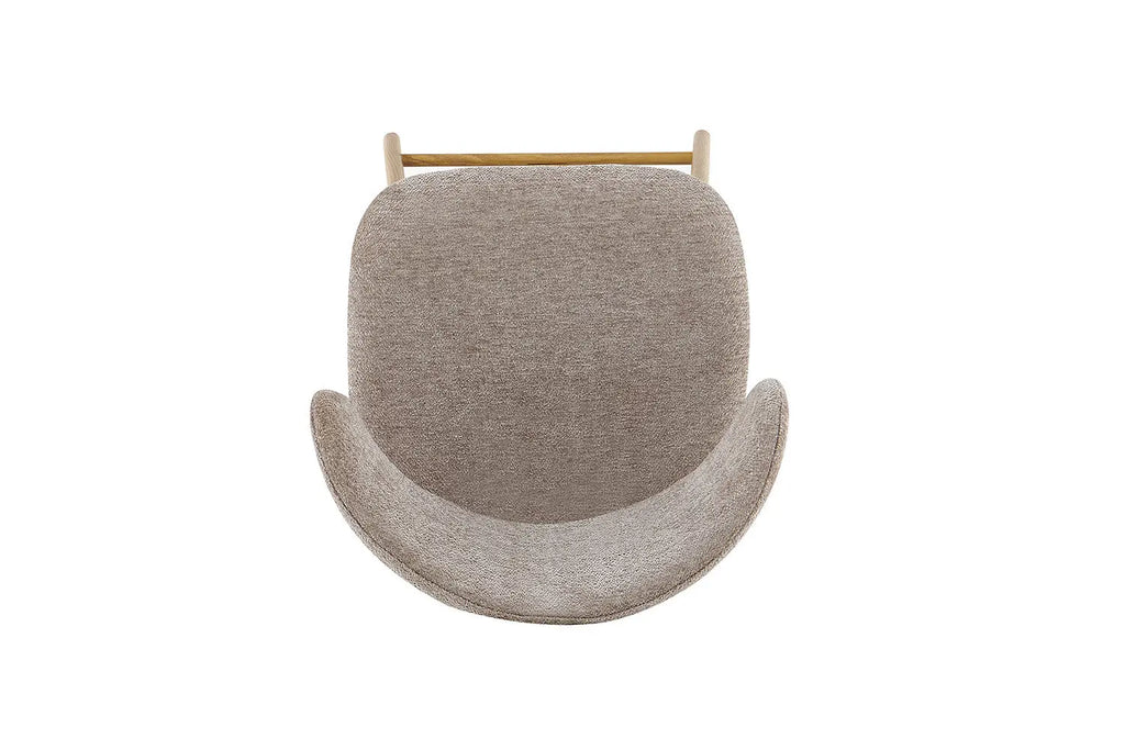Chaise de bar COYA Naturel et Sable – 51 x 50 cm | TIKAYLA
