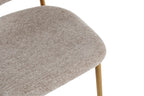 Chaise de bar COYA Naturel et Sable – 51 x 50 cm | TIKAYLA