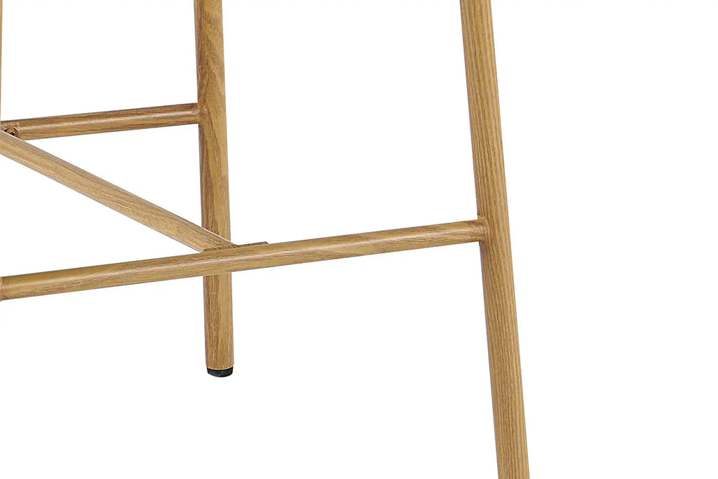 Chaise de bar COYA Naturel et Sable – 51 x 50 cm | TIKAYLA