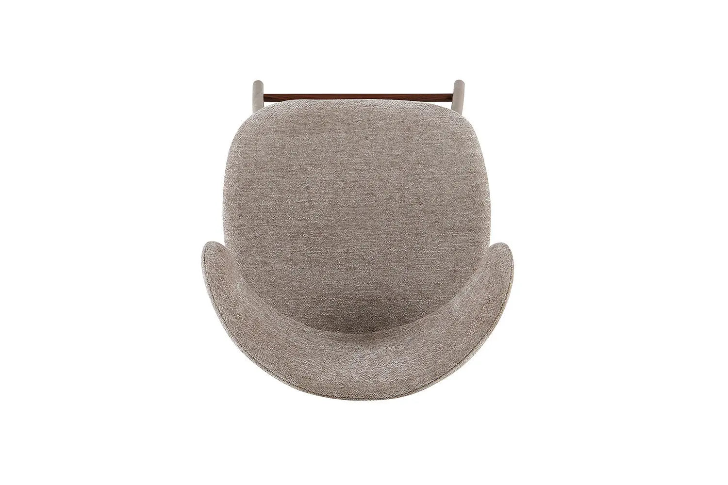 Chaise de bar COYA Noyer et Sable – 51 x 50 cm | TIKAYLA