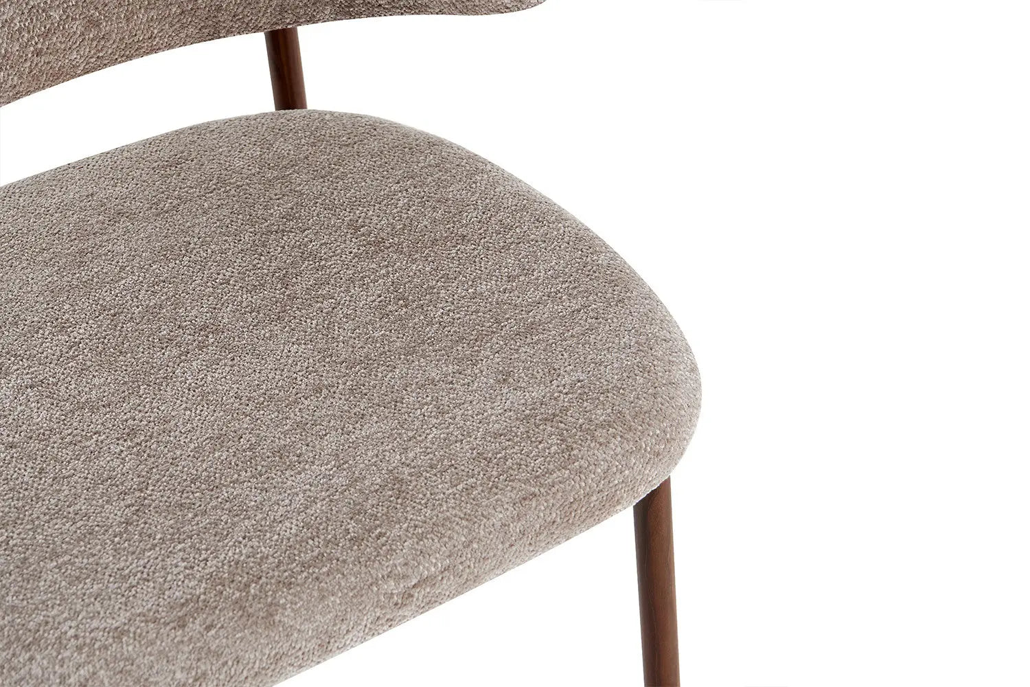 Chaise de bar COYA Noyer et Sable – 51 x 50 cm | TIKAYLA