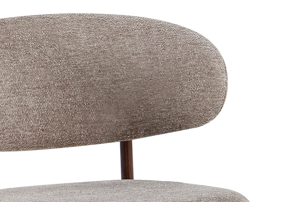 Chaise de bar COYA Noyer et Sable – 51 x 50 cm | TIKAYLA