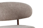 Chaise de bar COYA Noyer et Sable – 51 x 50 cm | TIKAYLA