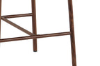 Chaise de bar COYA Noyer et Sable – 51 x 50 cm | TIKAYLA