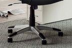 Chaise de bureau DALIA vue de cote, profondeur 71 cm - TIKAYLA