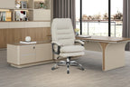 Chaise de Bureau DANIELA en Polyuréthane (PU) - Chaise de bureau réglable 46 x 53 cm - TIKAYLA