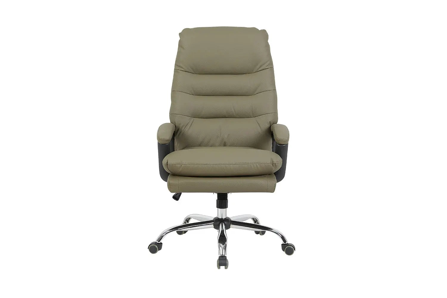 Chaise de bureau DANIELA verte détail similicuir