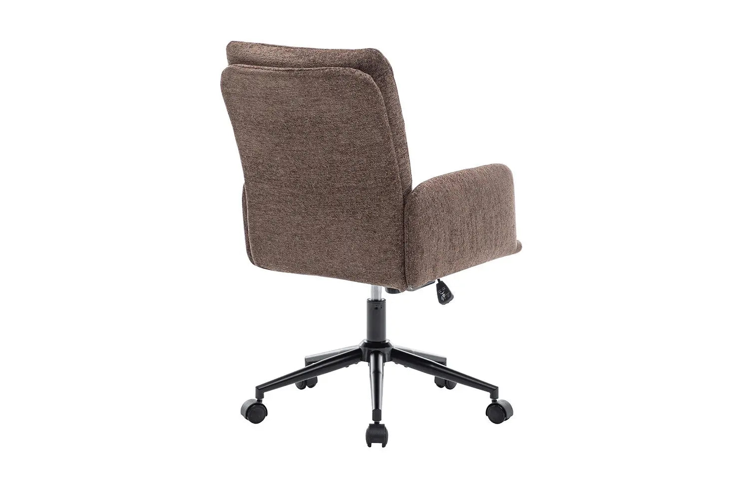 Pietement et roulettes de la chaise de bureau EMMY brune - TIKAYLA
