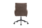 Chaise de bureau EMMY brune en situation - TIKAYLA