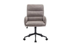 Chaise de bureau EMMY sable vue de face - TIKAYLA
