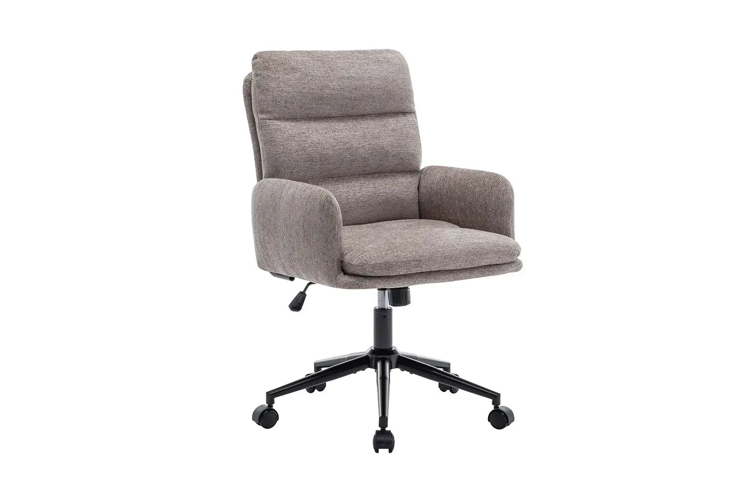 Chaise de bureau EMMY sable vue de cote - TIKAYLA
