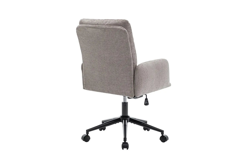 Pietement et roulettes de la chaise de bureau EMMY sable - TIKAYLA