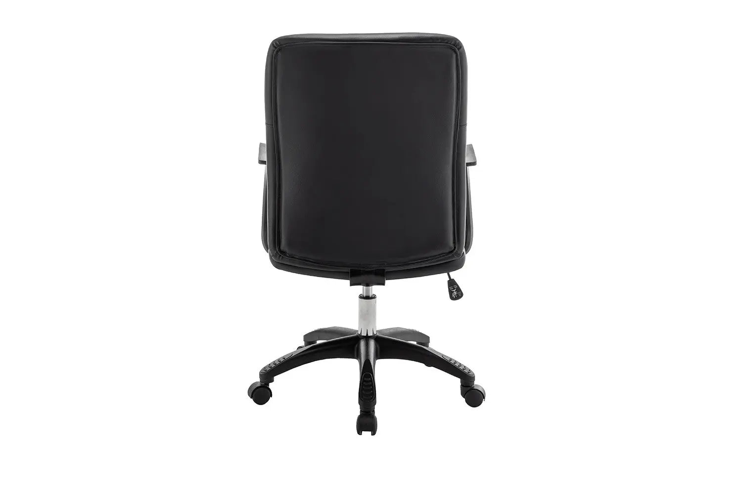 Pietement et roulettes de la chaise de bureau LUKY noire - TIKAYLA