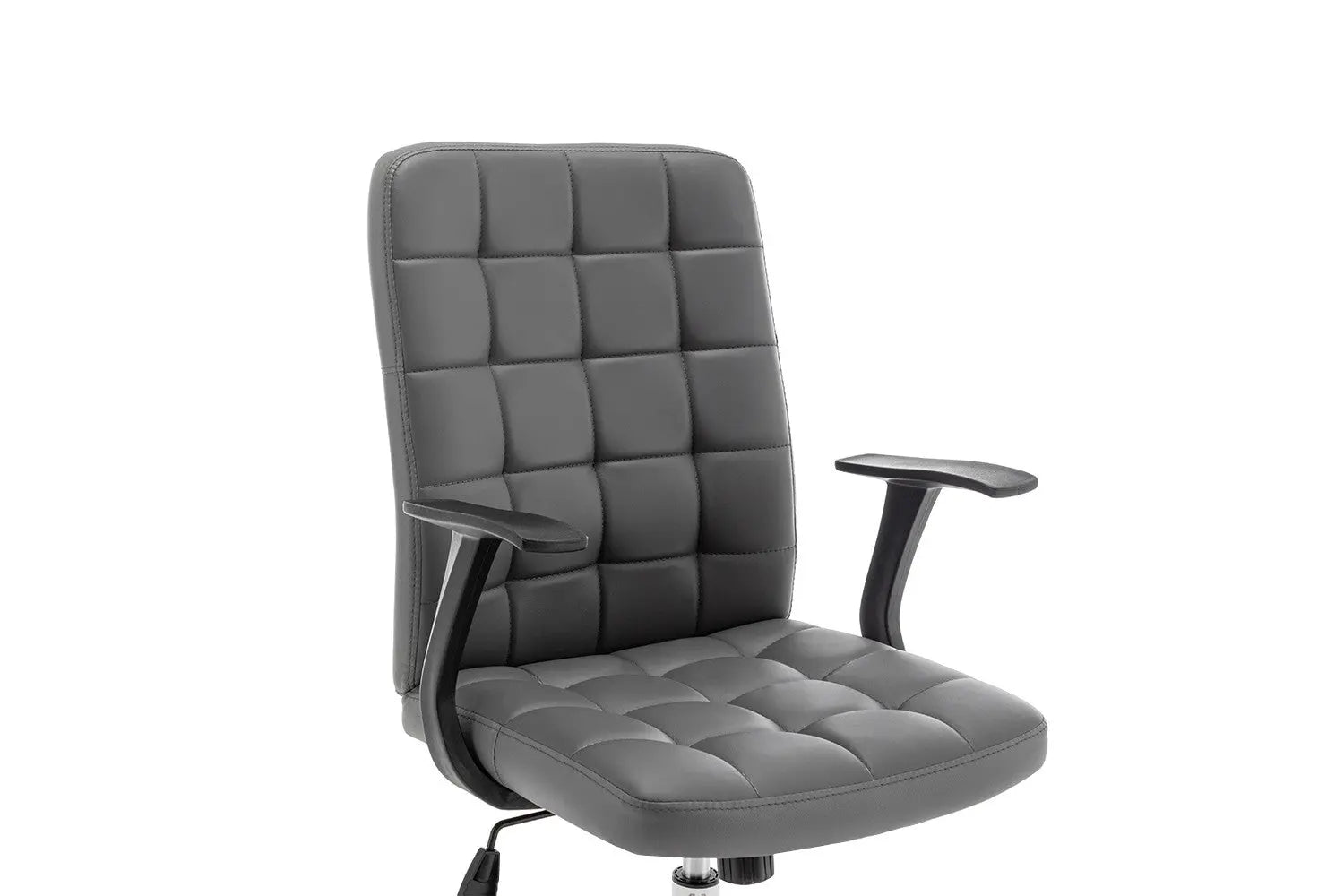 Chaise de bureau LUKY grise en situation - TIKAYLA