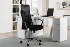Chaise de Bureau MAXY en Maille - Chaise de bureau dossier haut 60 x 62 cm ROUSSEAU