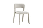 Chaise de salle à manger ELVYA Beige tissu – 51,5 x 57 cm | TIKAYLA