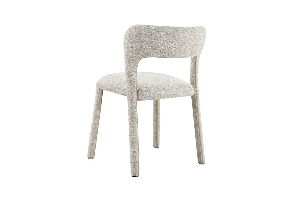 Chaise de Salle à Manger ELVYA en Tissu Beige - 51.5 x 57 cm ROUSSEAU