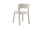 Chaise de Salle à Manger ELVYA en Tissu Beige - 51.5 x 57 cm ROUSSEAU