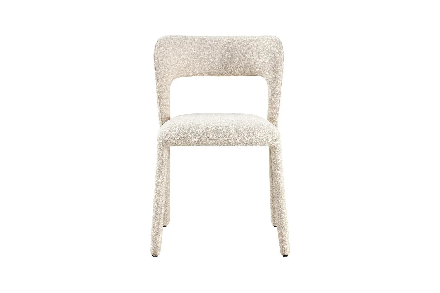 Chaise de salle à manger ELVYA Écru tissu – 51,5 x 57 cm | TIKAYLA