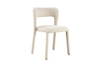 Chaise de salle à manger ELVYA Écru tissu – 51,5 x 57 cm | TIKAYLA