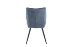 Chaise de salle à manger FAY bleu – 49 x 65 cm | TIKAYLA