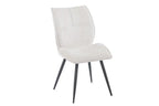 Chaise de salle à manger FAY écru – 49 x 65 cm | TIKAYLA