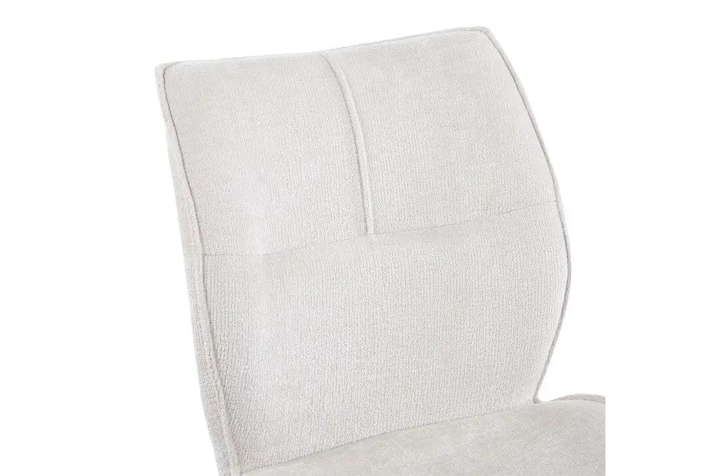 Chaise de salle à manger FAY écru – 49 x 65 cm | TIKAYLA