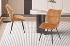 Chaise de salle à manger FAY or – 49 x 65 cm | TIKAYLA