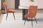 Chaise de salle à manger FAY rouille – 49 x 65 cm | TIKAYLA
