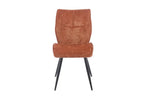 Chaise de salle à manger FAY rouille – 49 x 65 cm | TIKAYLA