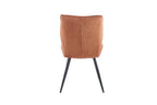Chaise de salle à manger FAY rouille – 49 x 65 cm | TIKAYLA
