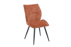 Chaise de salle à manger FAY rouille – 49 x 65 cm | TIKAYLA